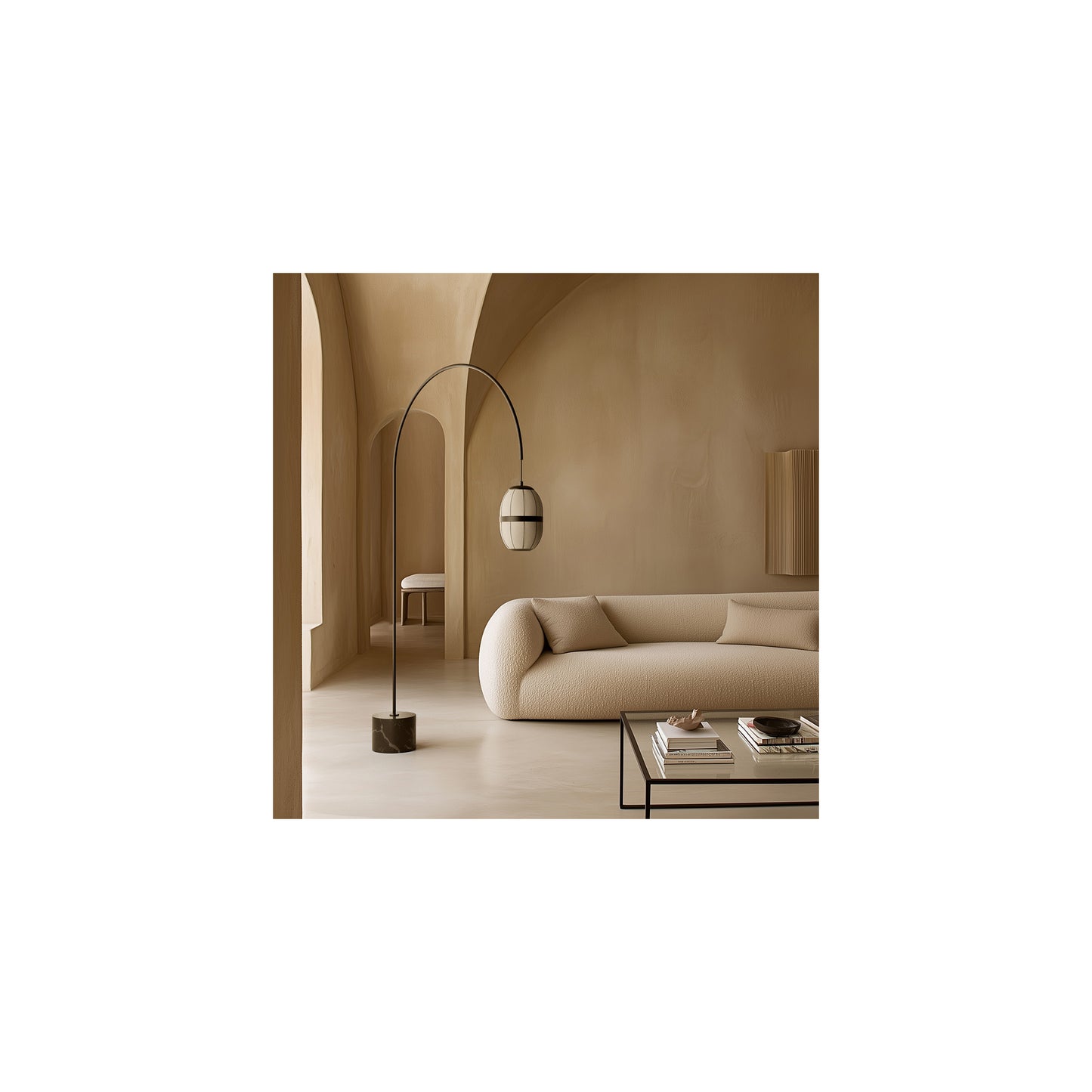 Pull Floor Lamp in Matt Black