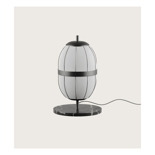 Pull Table Lamp in Matt Black