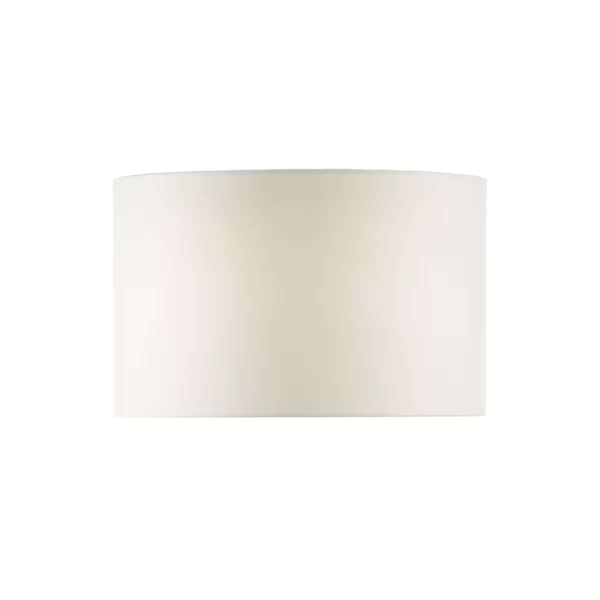 Pyramid 46cm Linen Drum Shade in White