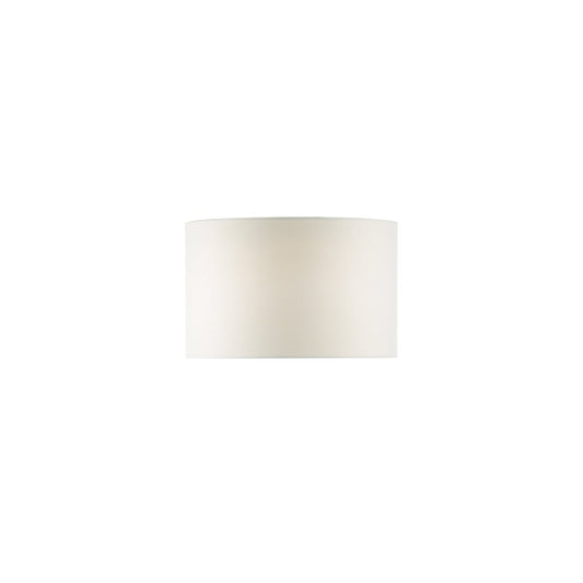 Pyramid 46cm Linen Drum Shade in White