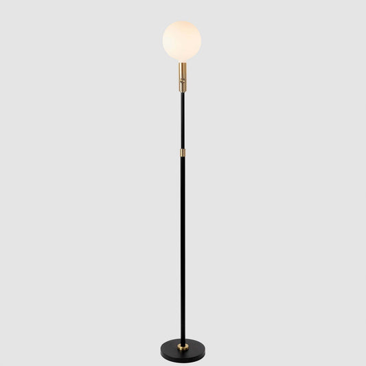 Poise Adjustable Floor Lamp with Sphere V LED bulb