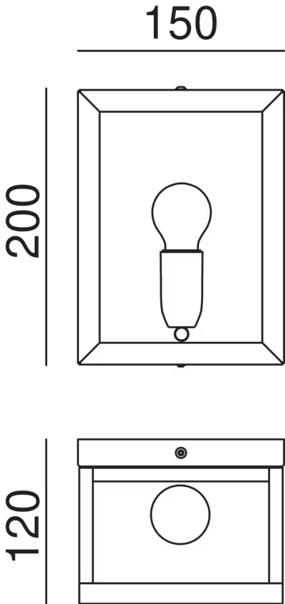 Quadro Outdoor Wall Light