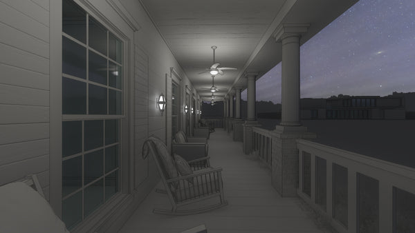 Southern charm porch