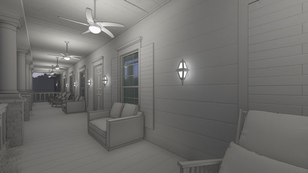 Southern charm porch