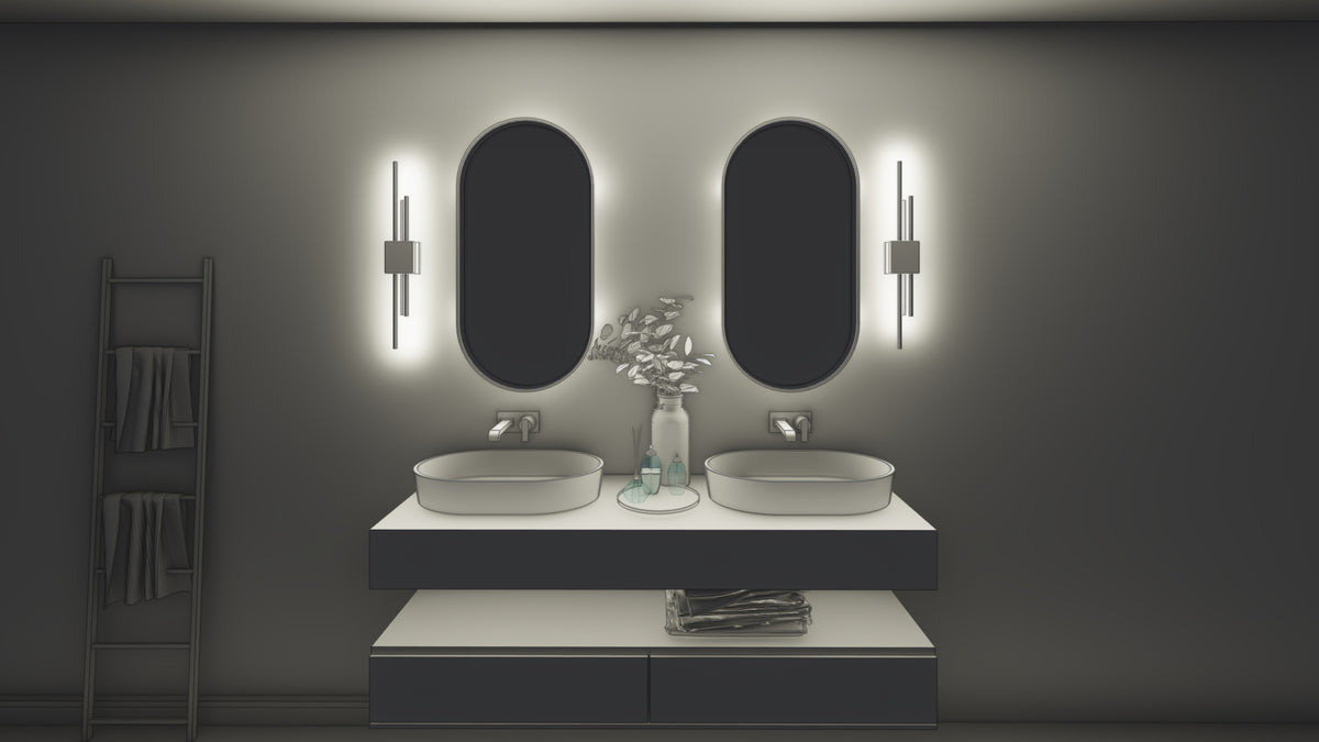 Bathroom   vanity face lighting