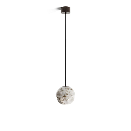 Stone Pendant with Stone Glass