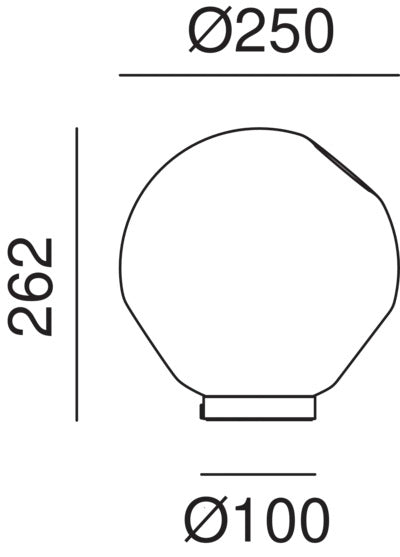 Il Fanale Stone Table Lamp