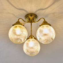 Dar Tamara 3-Light Semi-Flush Ceiling Light