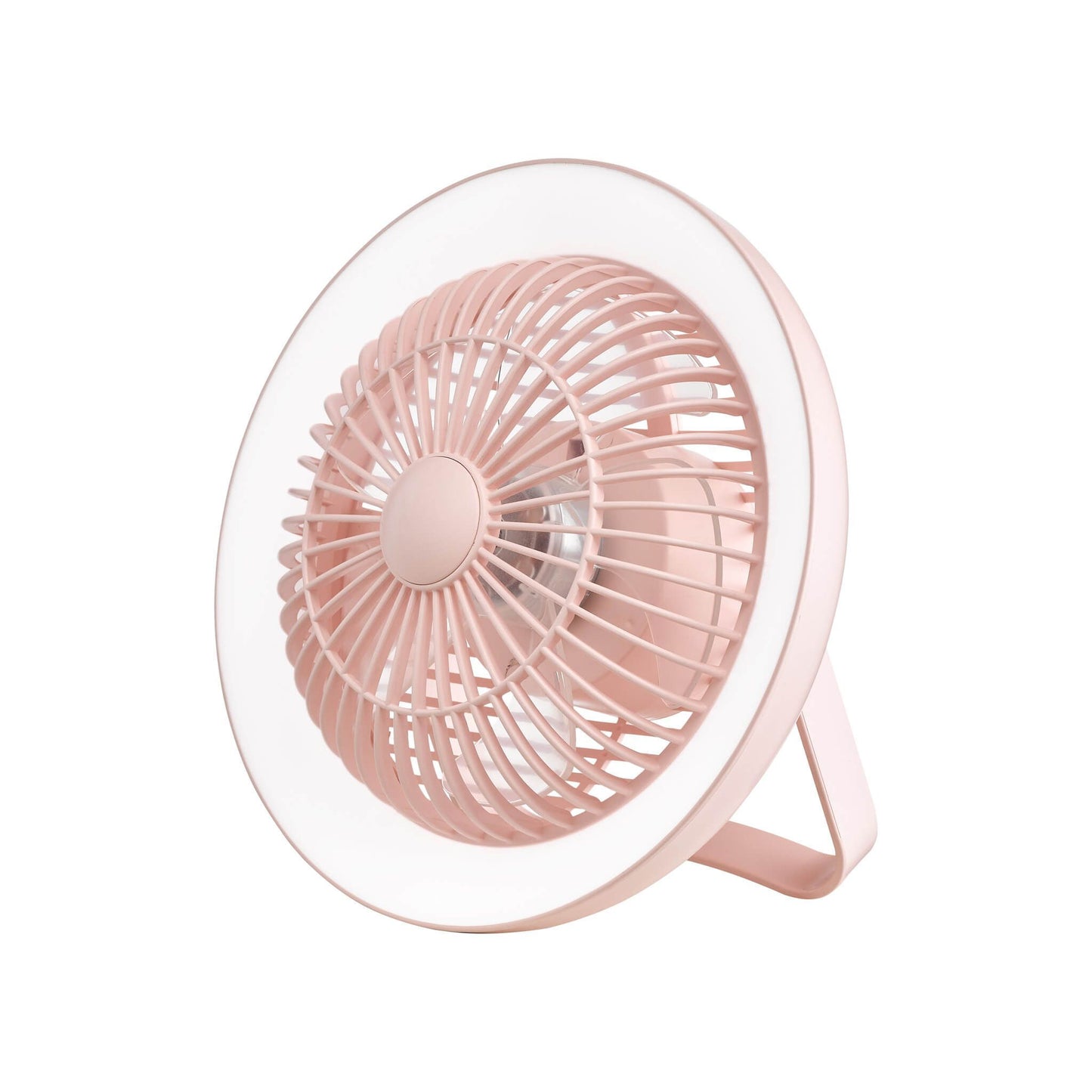Turbo Rechargeable Desk Fan With LED Lamp