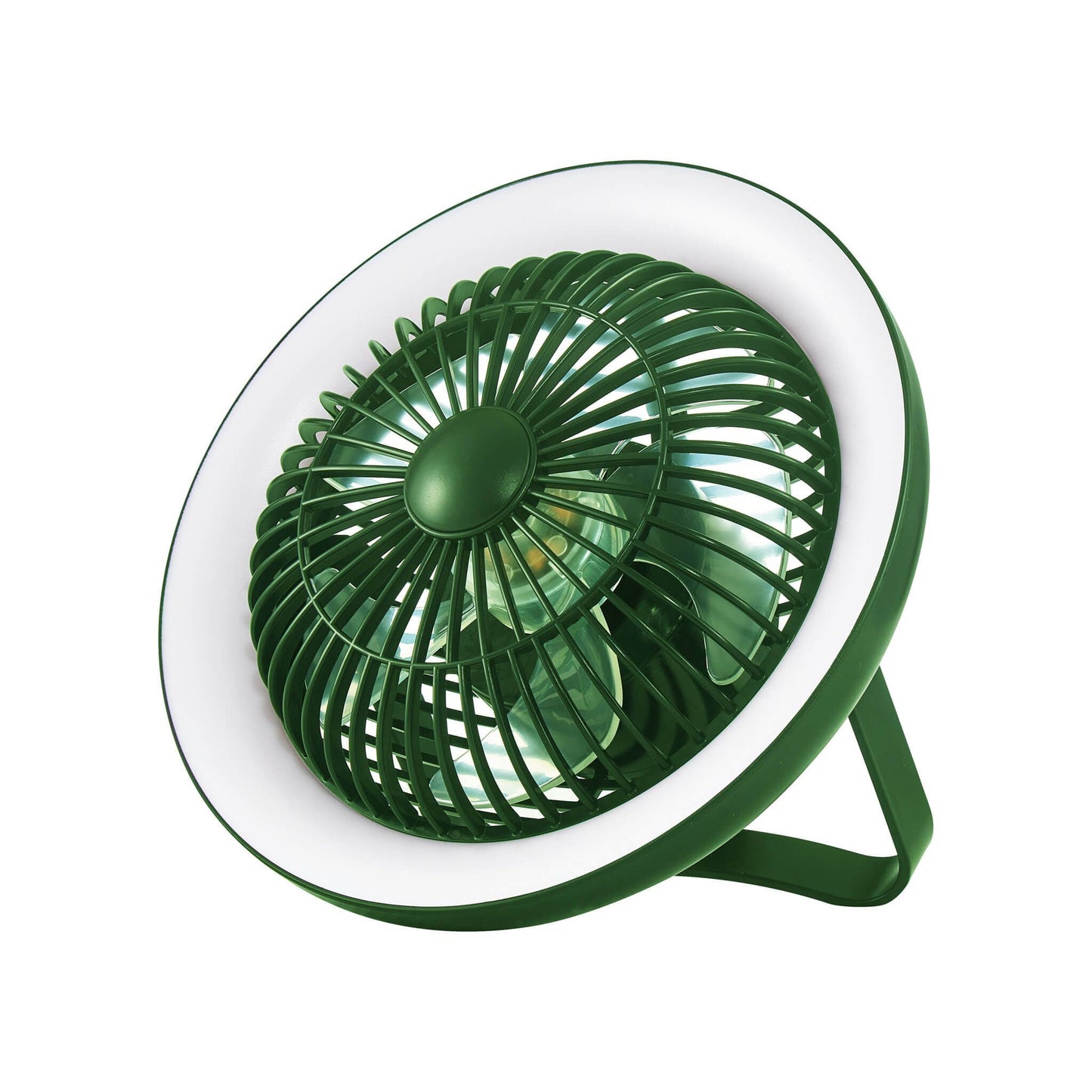 Turbo Rechargeable Desk Fan With LED Lamp