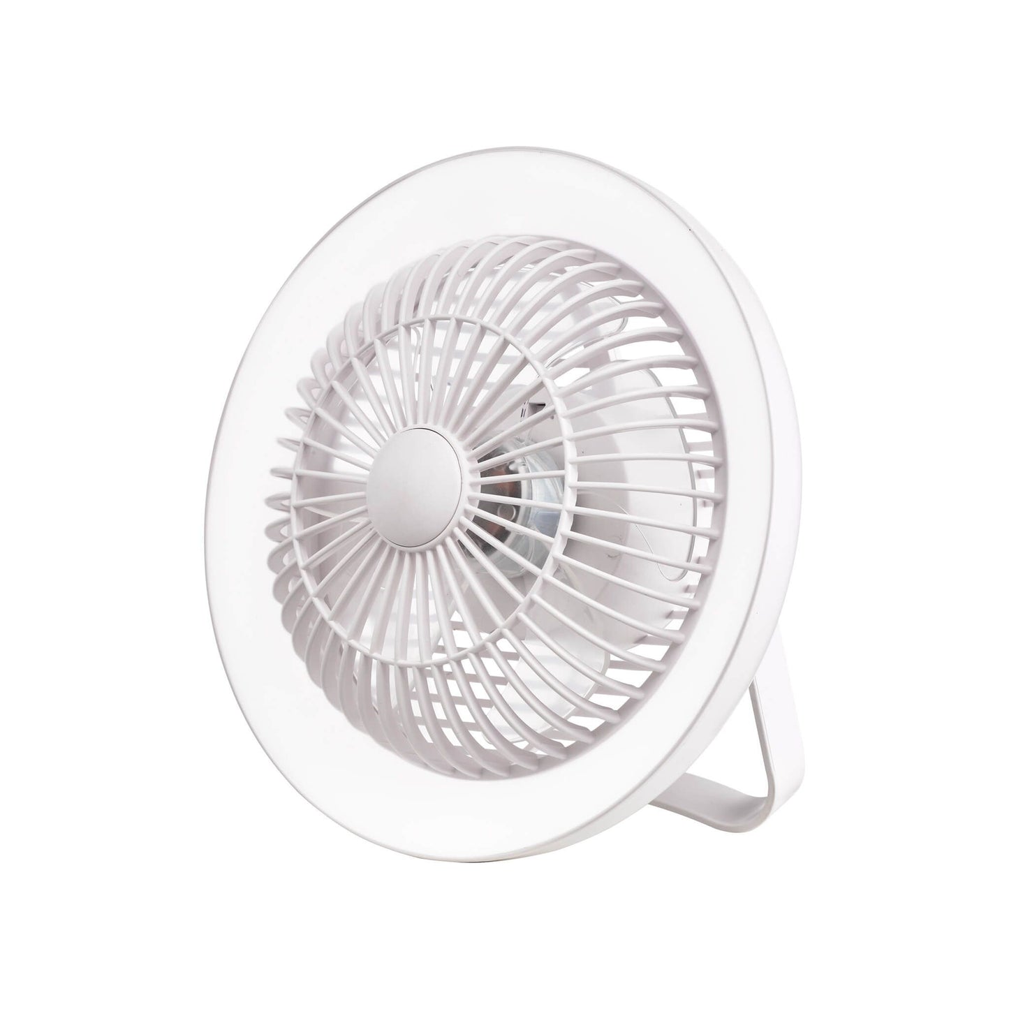 Turbo Rechargeable Desk Fan With LED Lamp