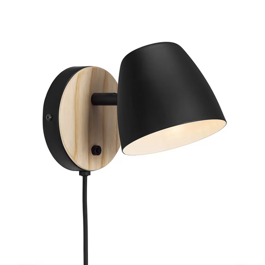 Theo Wall Light in Black