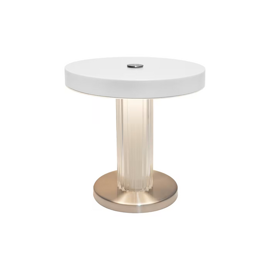 Trezzi Portable Table Lamp in White