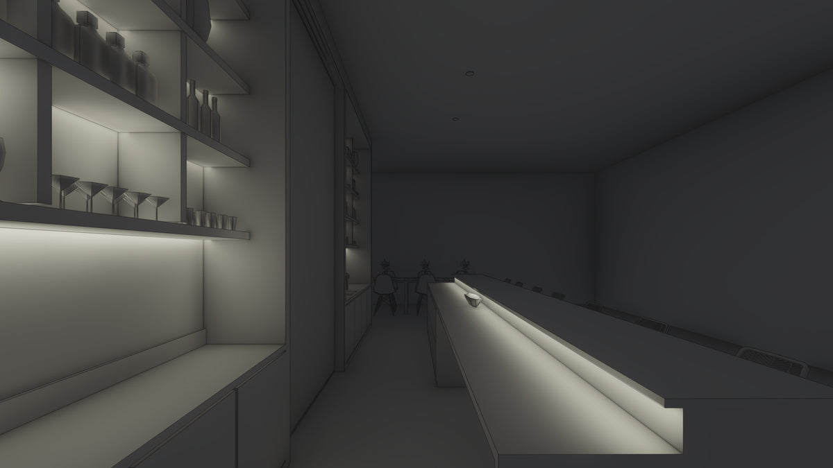 Under bar led task strips