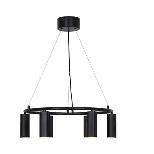 Vico Chandelier Pendant in Black
