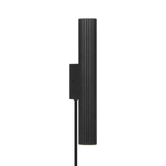 Vico long Wall Light in Black