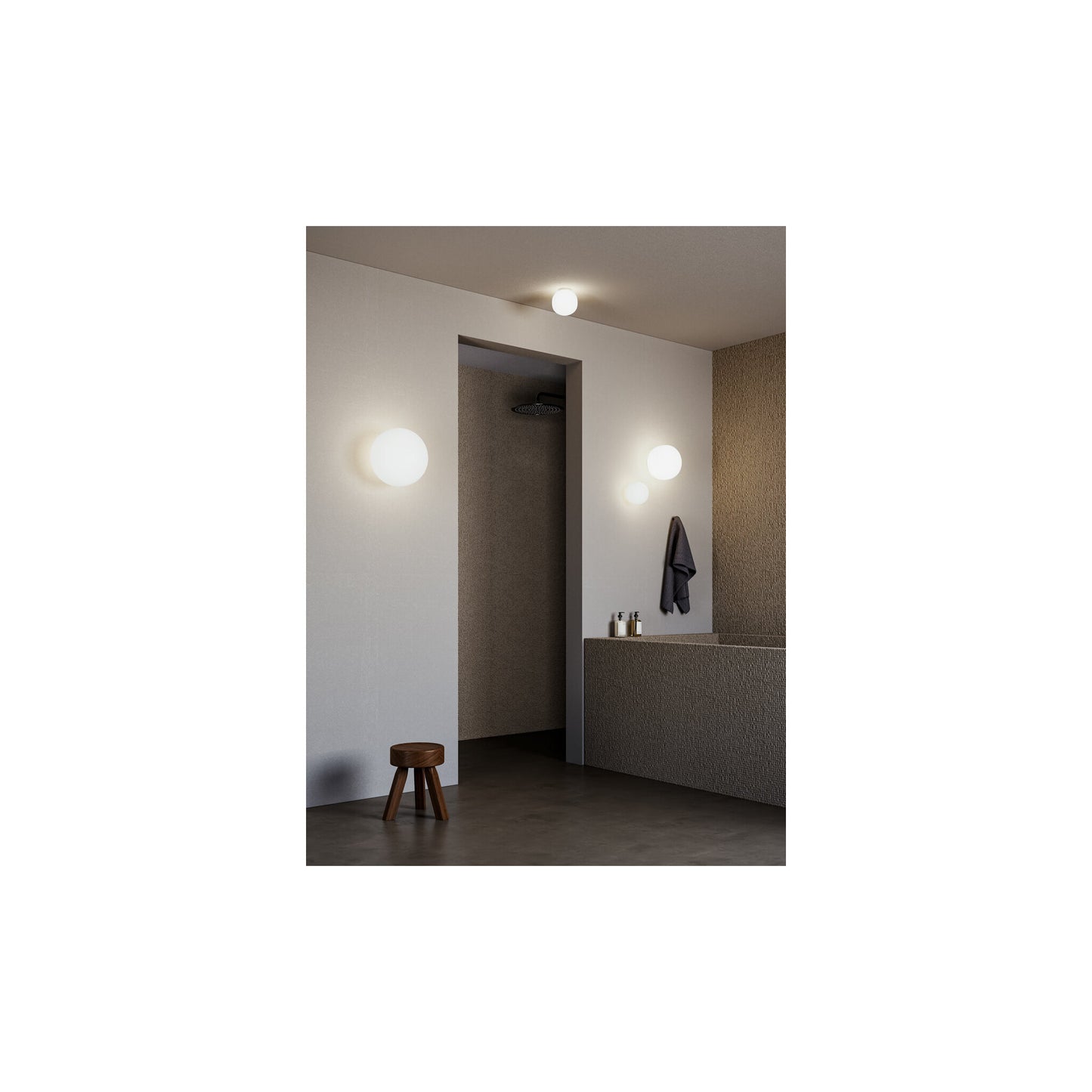 Volum Ceiling/Wall Light in Polished White