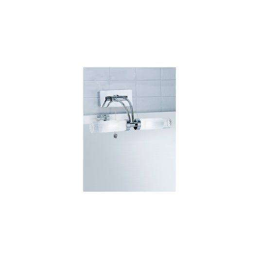 Bathroom 2-Light Wall Bracket IP44 in Chrome