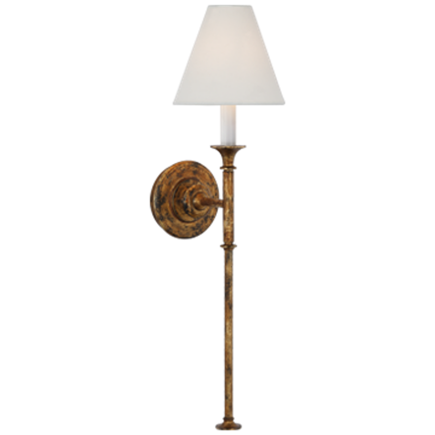 Piaf Large Tail Sconce with Linen Shade