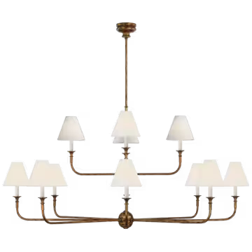 Piaf Grande Two-Tier Chandelier