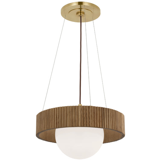 Arena Ring and Globe Chandelier