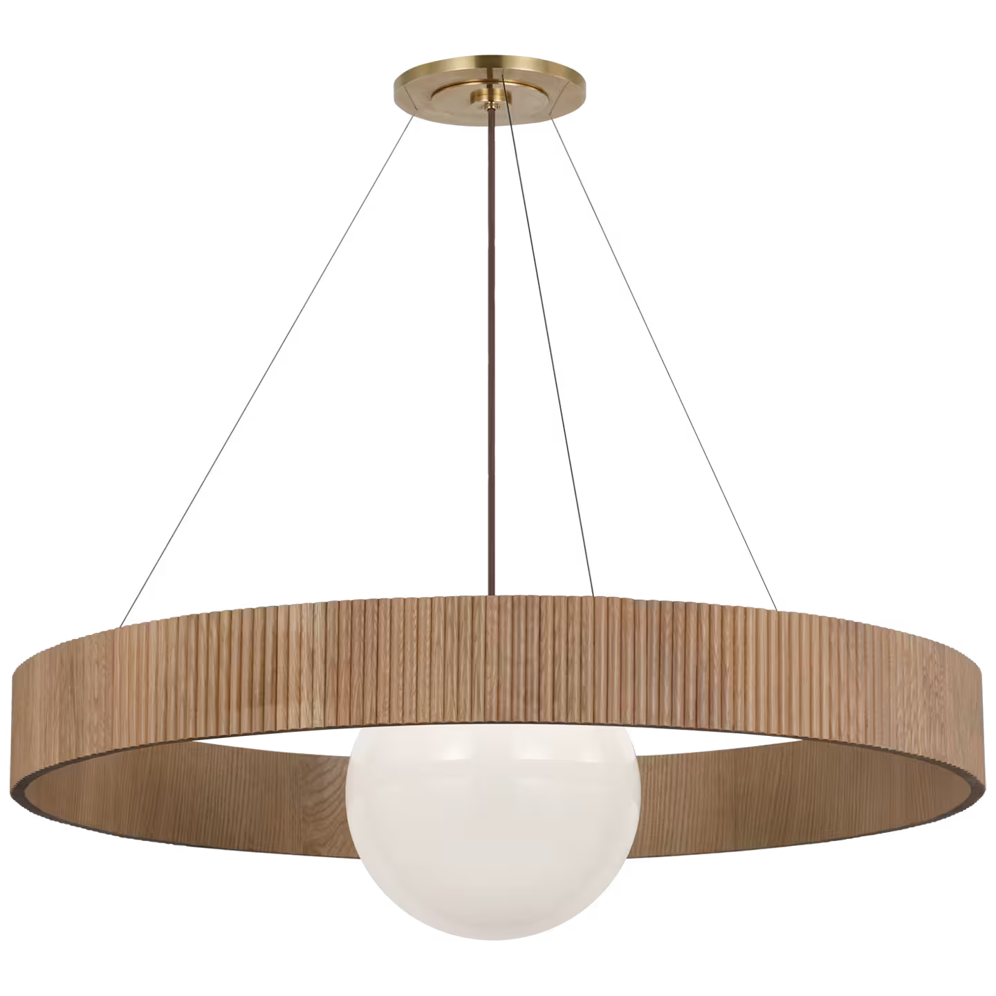 Arena Ring and Globe Chandelier