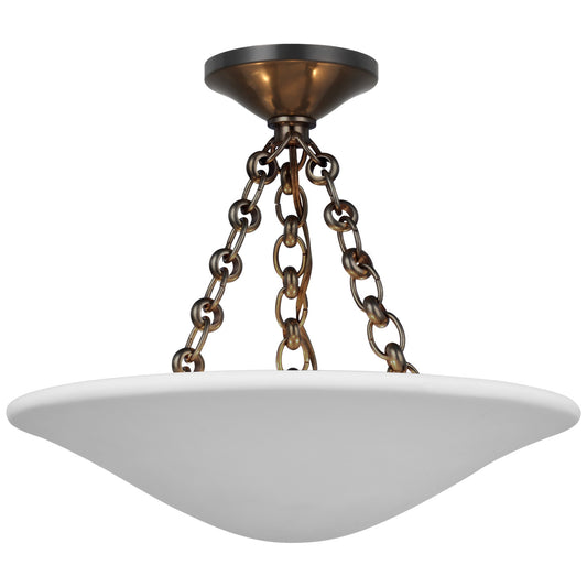 Visual Comfort Mollino Semi-Flush Ceiling Light