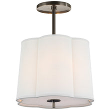 Scallop Small Semi-Flush Pendant