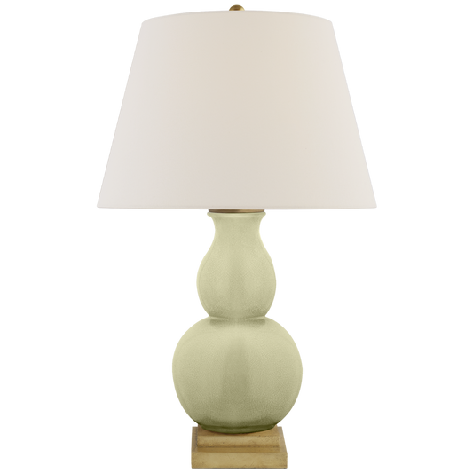 Gourd Form Small Table Lamp