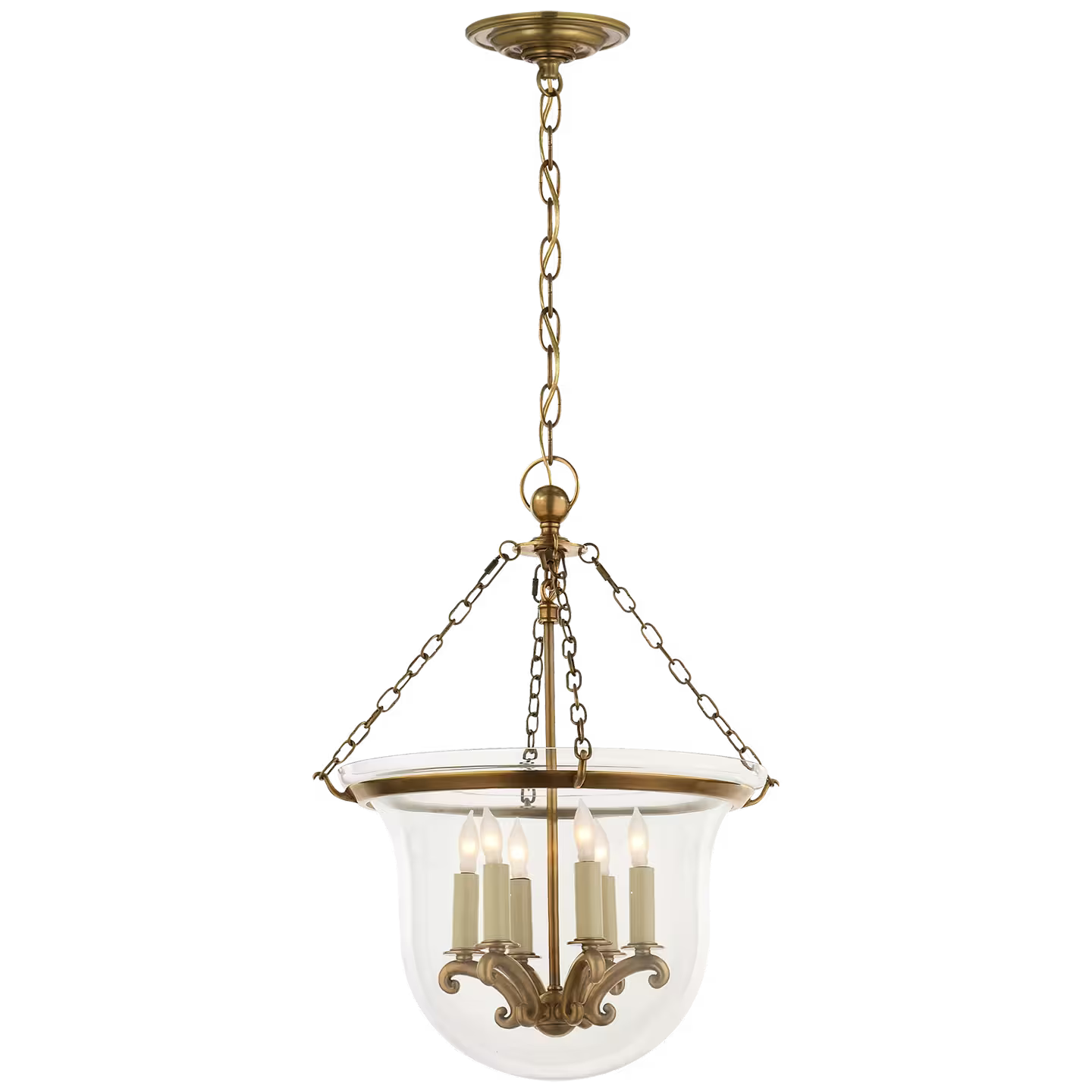 Country Medium Bell Jar Pendant Lantern