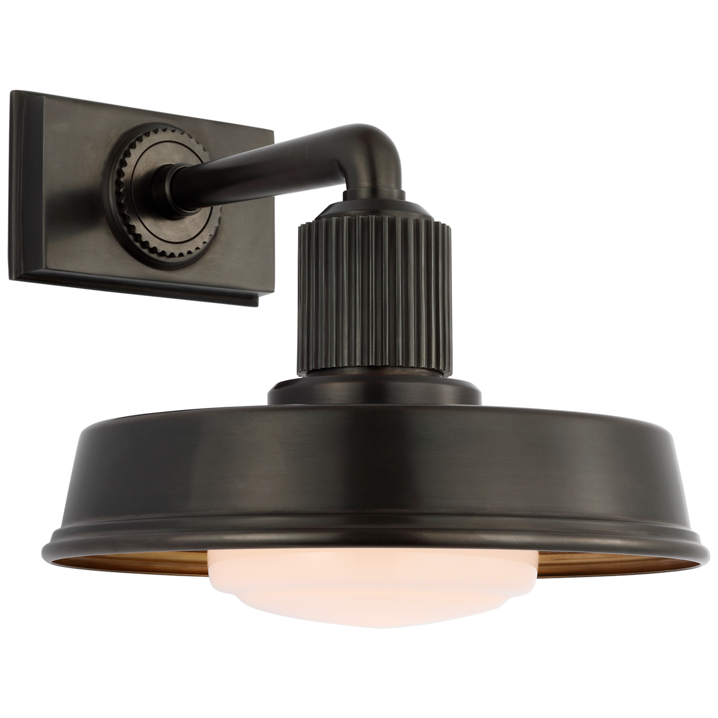 Ruhlmann Small Sconce with White Glass