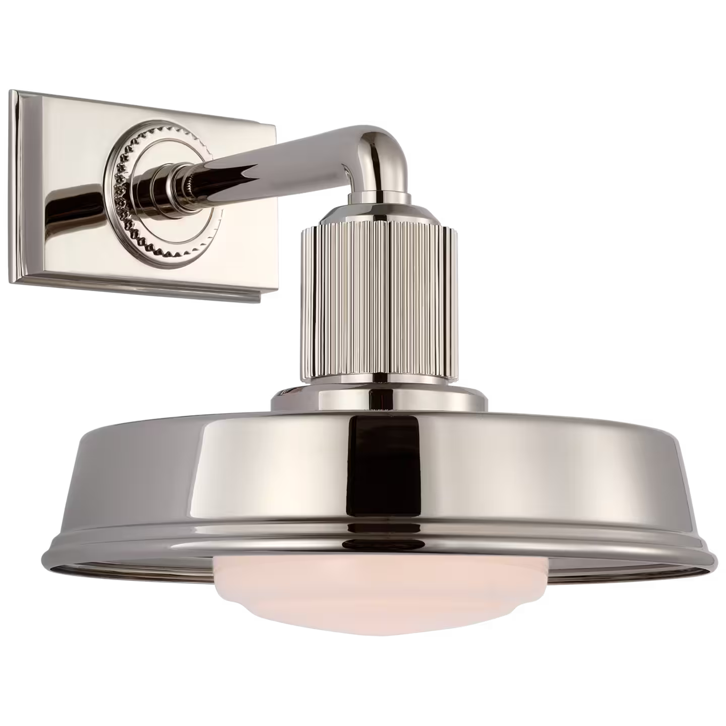 Ruhlmann Small Sconce with White Glass
