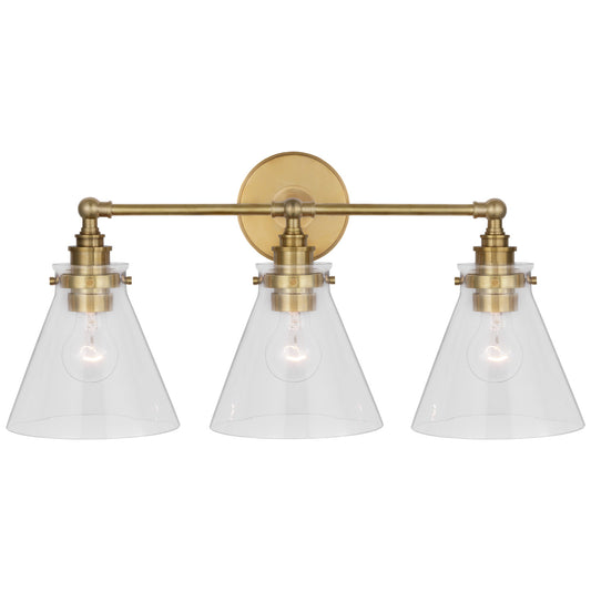 Visual Comfort Parkington Three-Light Bath Bar