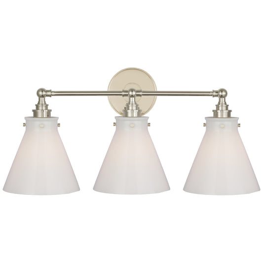 Visual Comfort Parkington Three-Light Bath Bar