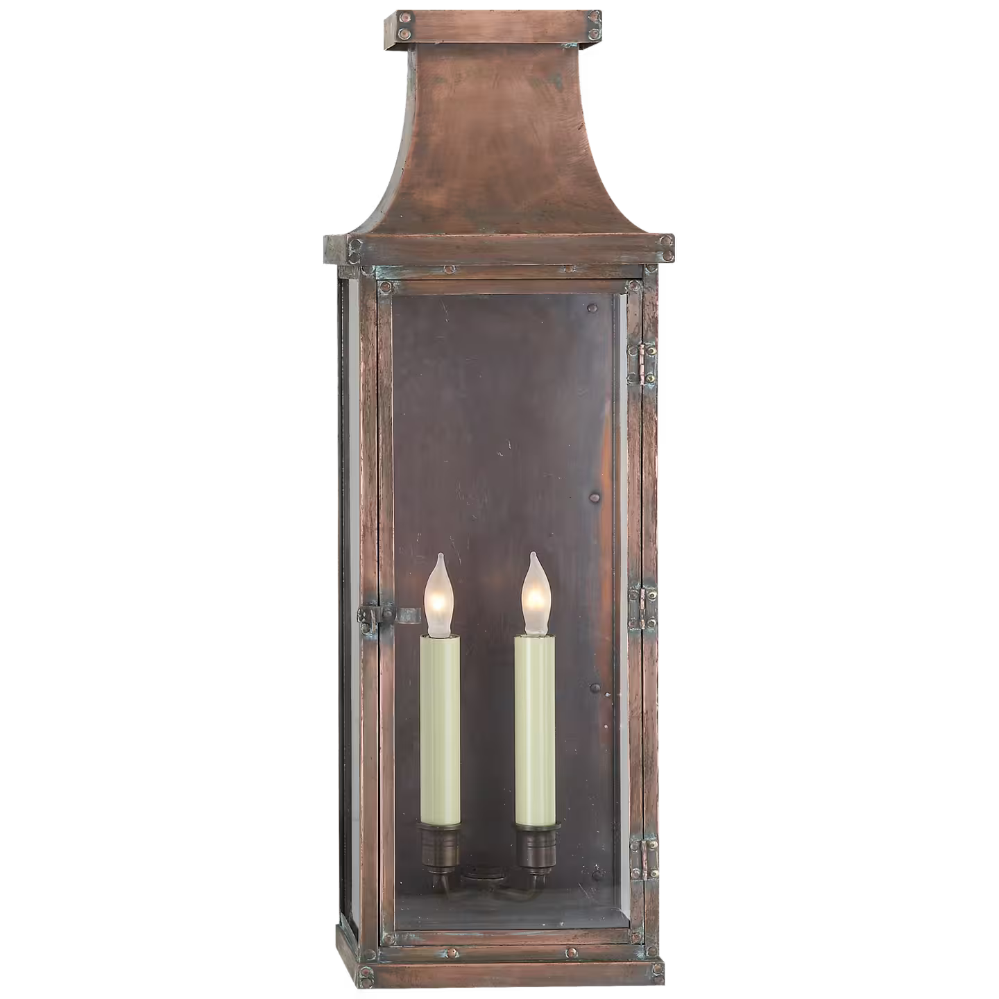 Bedford 3/4 Lantern in Natural Copper