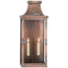 Bedford Wide 3/4 Lantern in Natural Copper