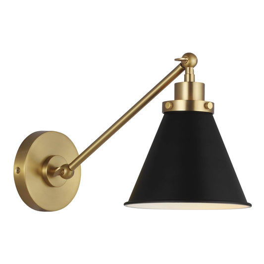 Visual Comfort Wellfleet Single-Arm Cone Sconce