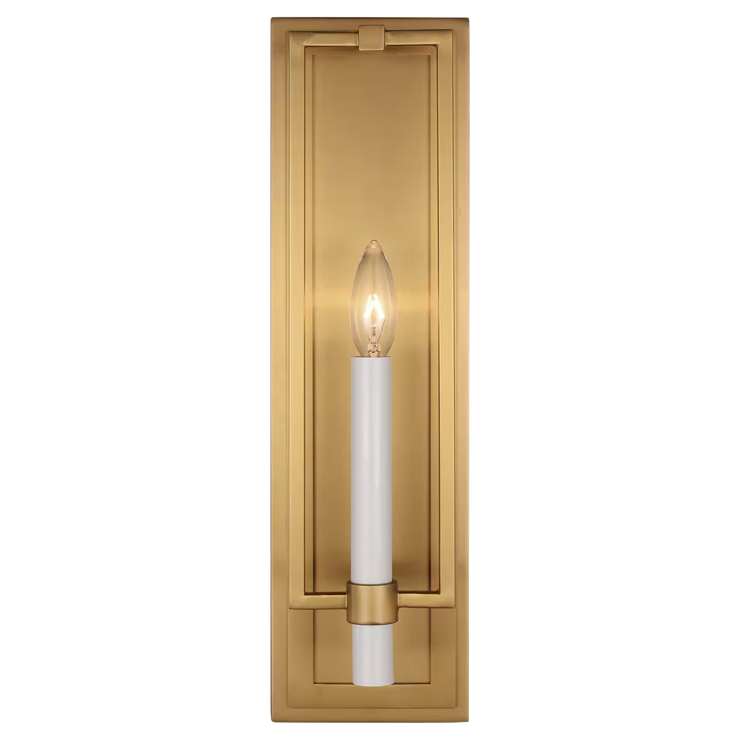 Marston Tall Wall Sconce in Burnished Brass
