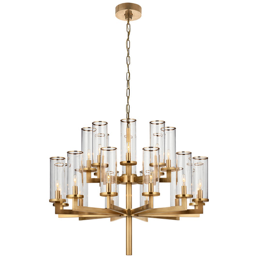 Visual Comfort Liaison Double Tier Chandelier