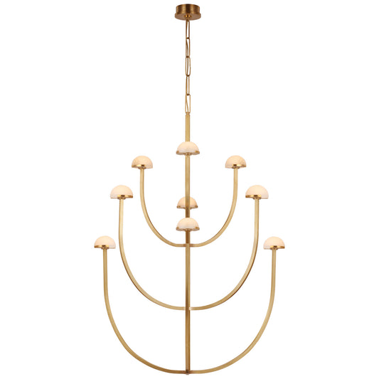 Visual Comfort Pedra Three-Tier Chandelier