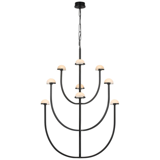 Visual Comfort Pedra Three-Tier Chandelier