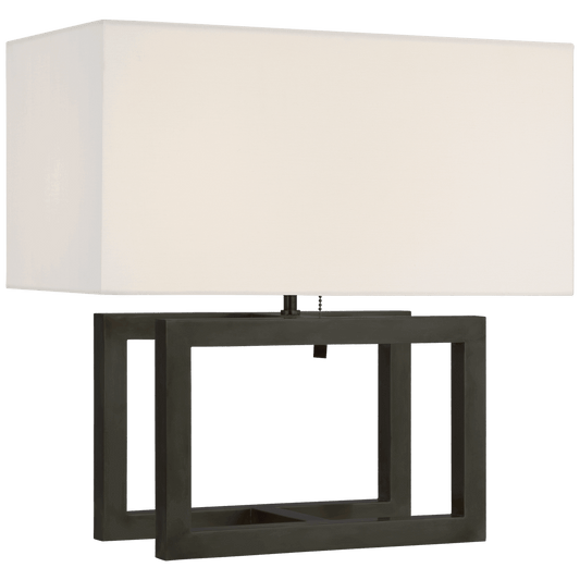 Galerie Medium Table Lamp with Linen Shade