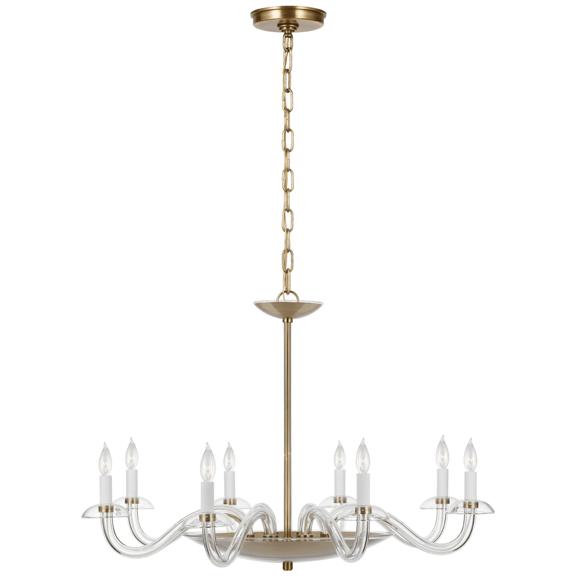 Brigitte Large Chandelier with Clear Glass