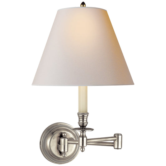 Candlestick Swing Arm Wall Light