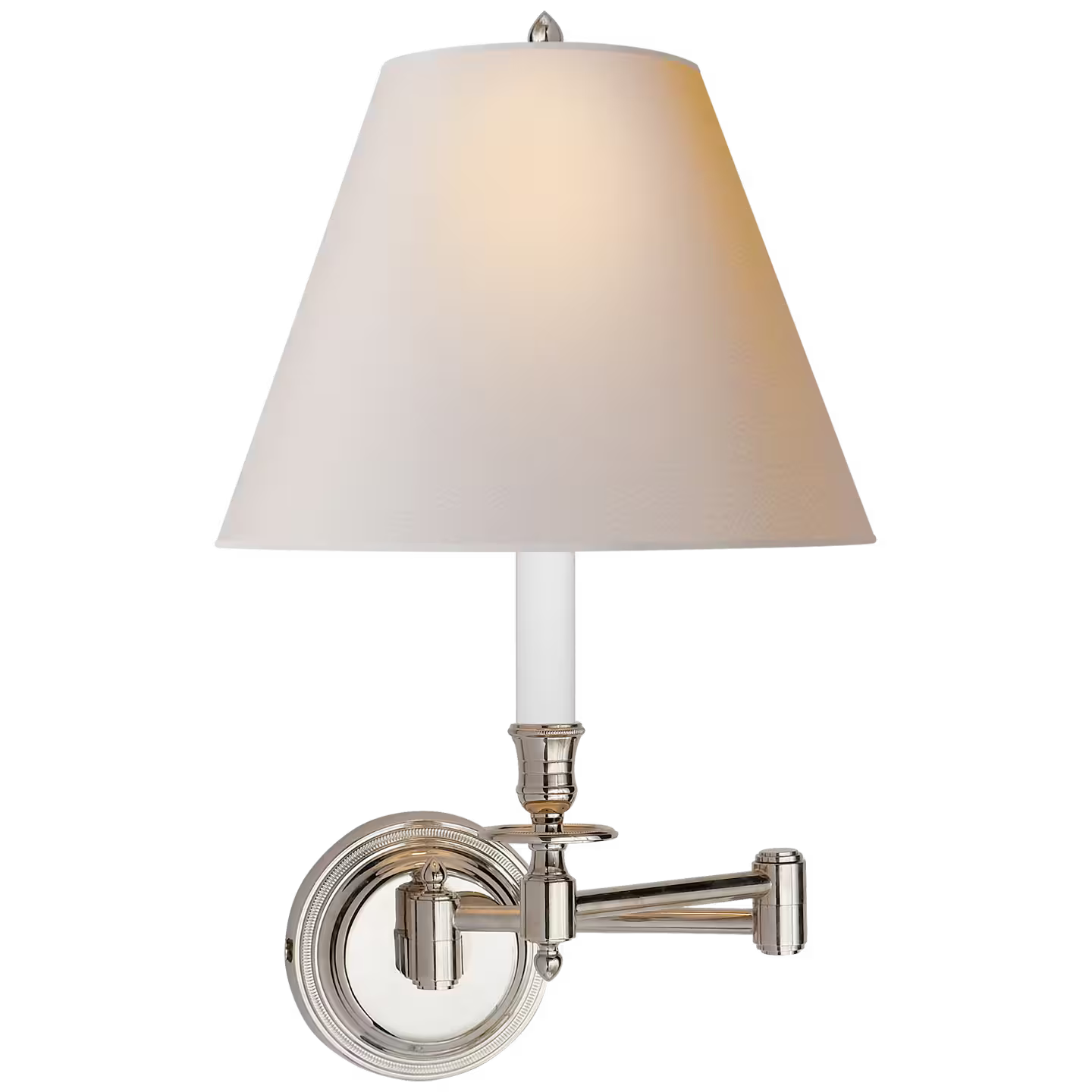 Candlestick Swing Arm Wall Light