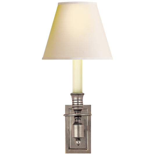 French Single Library Sconce