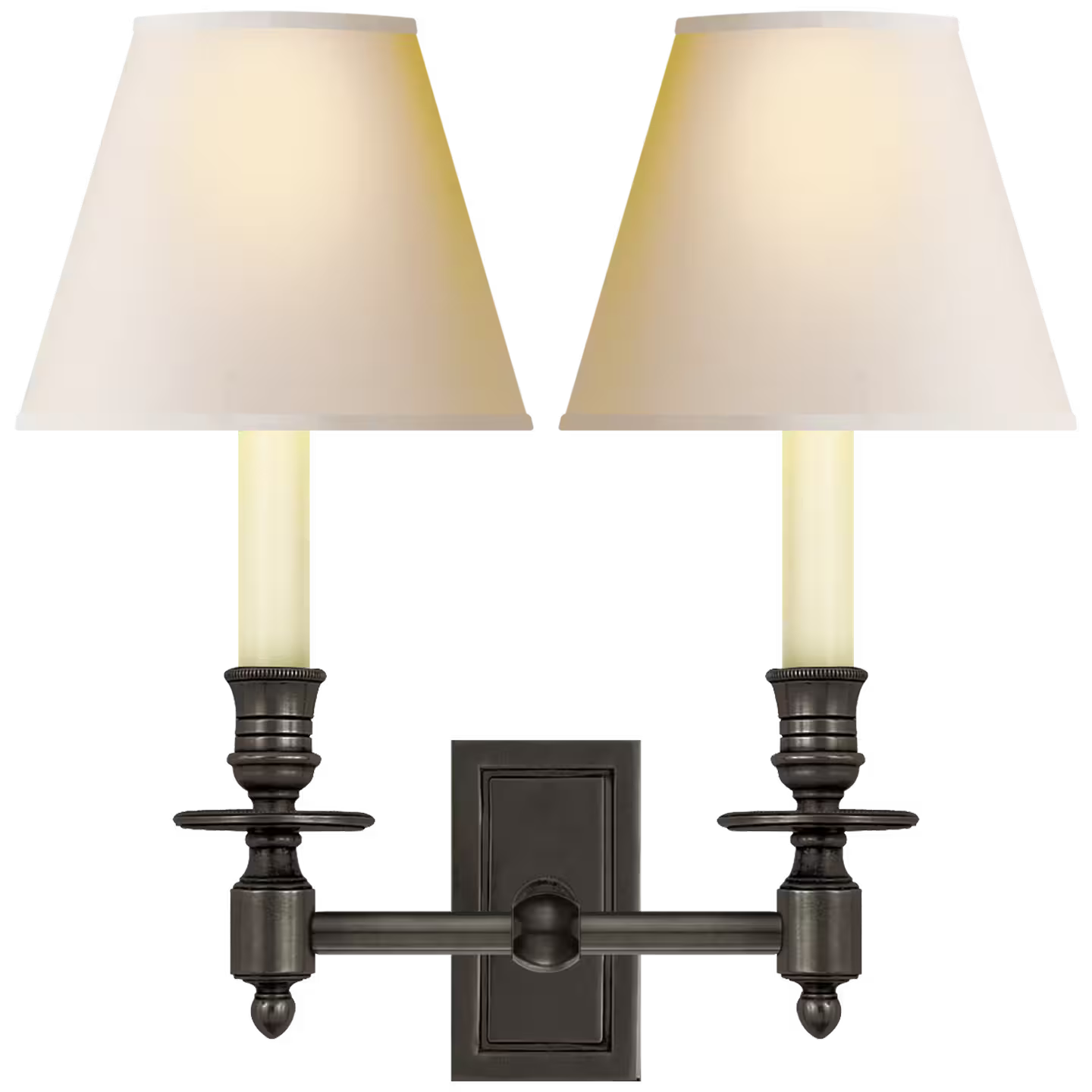 French Double Library Sconce