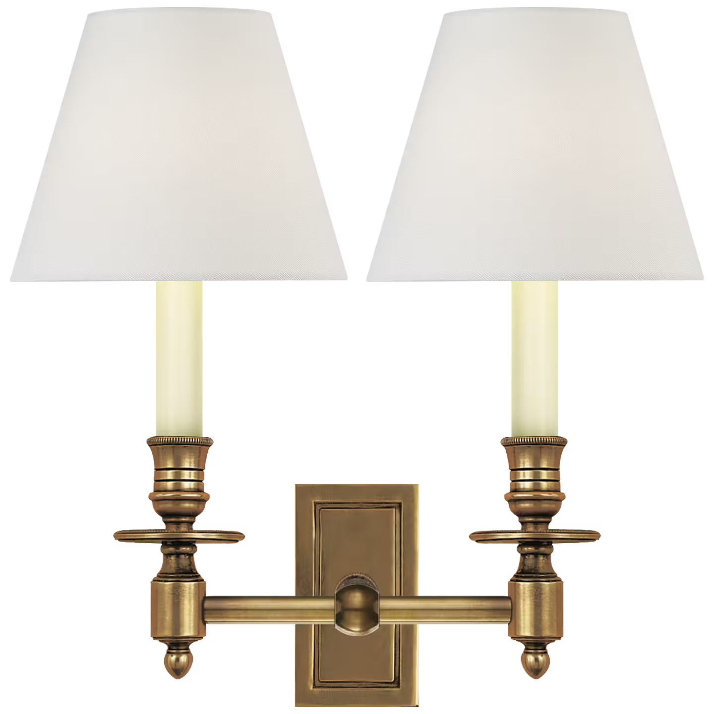 French Double Library Sconce