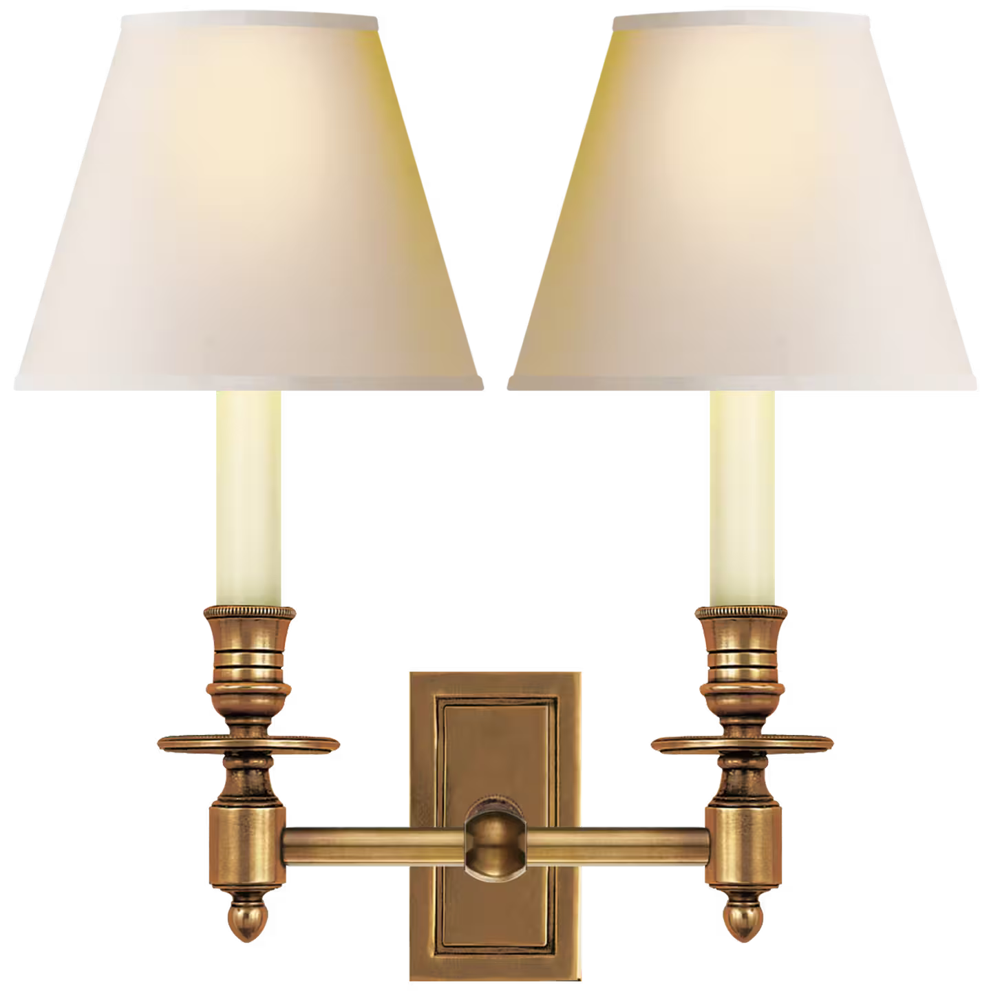 French Double Library Sconce