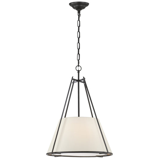 Aspen Large Conical Hanging Shade in Black Rust